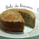 Receita rápida: Bolo de banana - FIT 