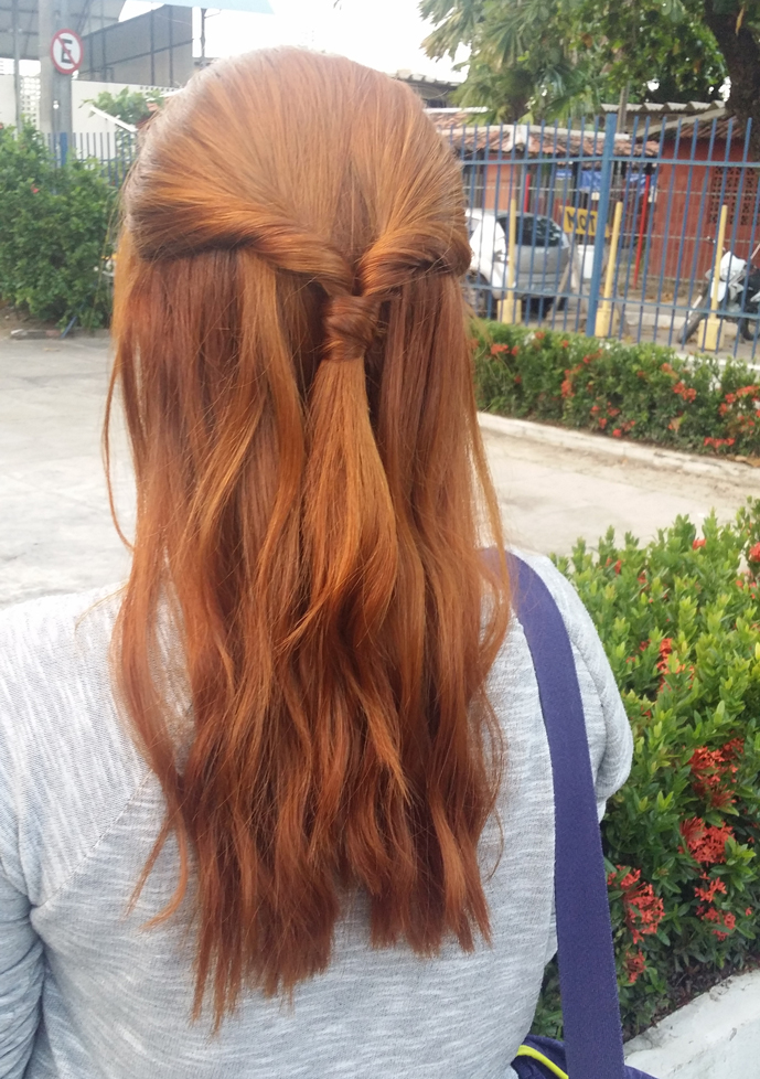 Pentei o meu cabelo com a igora 7.77 